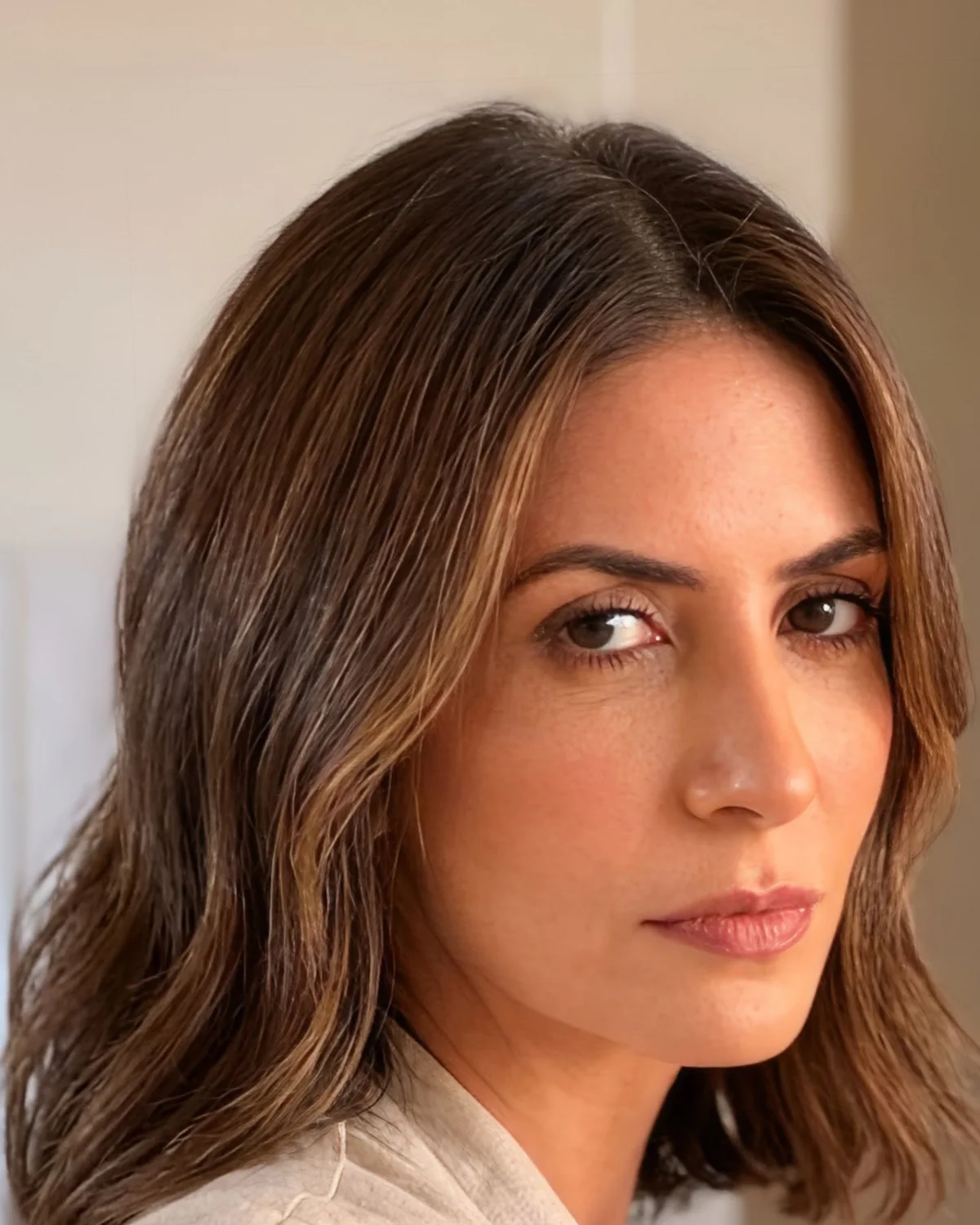 Retrato aproximado de Fernanda Ciprianno, locutora